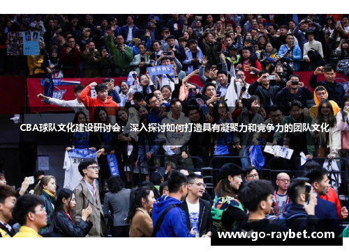 CBA球队文化建设研讨会：深入探讨如何打造具有凝聚力和竞争力的团队文化